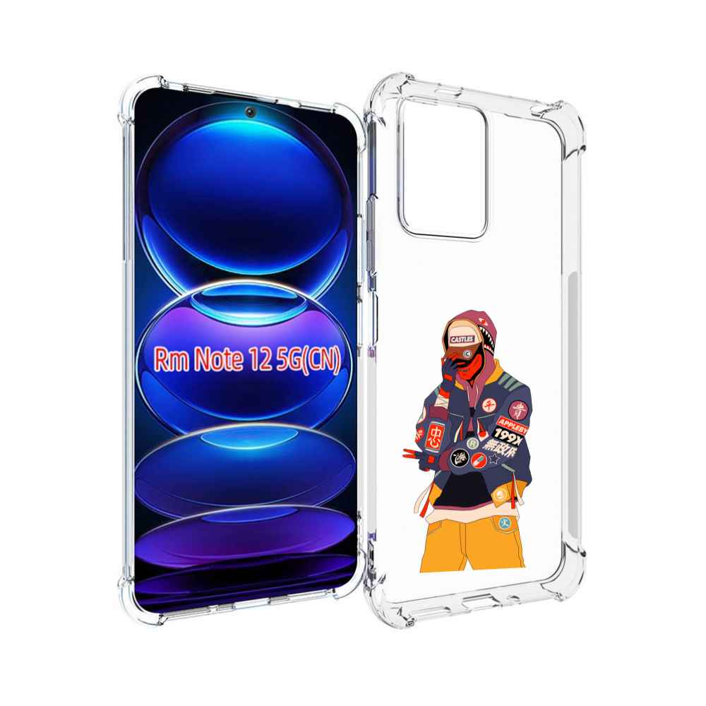 

Чехол MyPads модник для Xiaomi Redmi Note 12, Прозрачный, Tocco