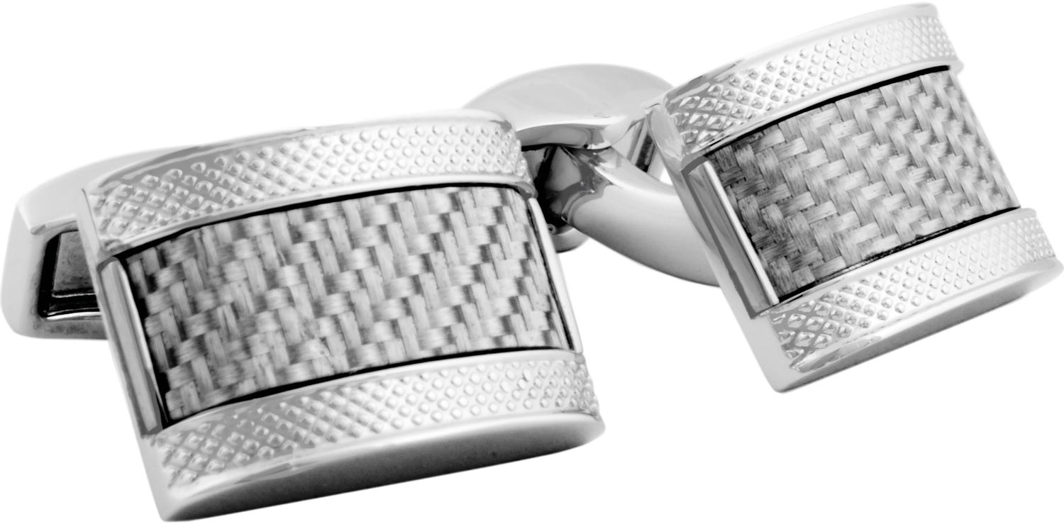 

Запонки мужские Tateossian CL2405 серебристые, CL2405