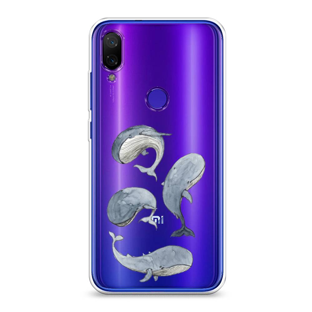 

Чехол Awog на Xiaomi Mi Play "Киты", Разноцветный, 35350-1