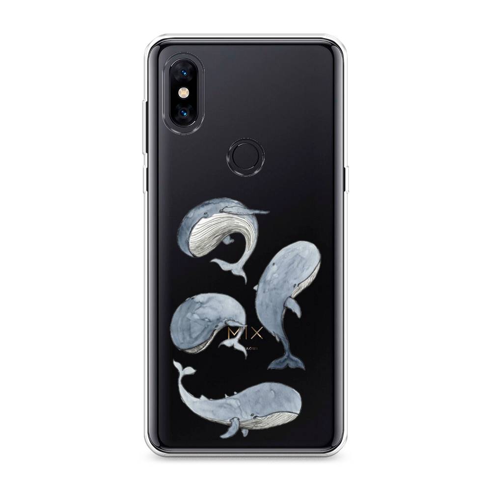 

Чехол Awog на Xiaomi Mi Mix 3 "Киты", Разноцветный, 34950-1