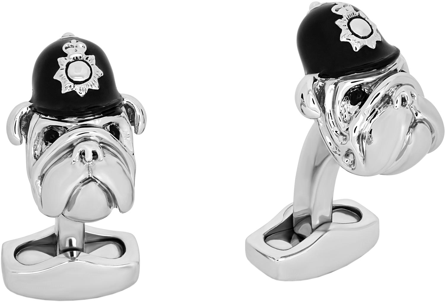 

Запонки мужские Tateossian CF0384 серебристые, CF0384