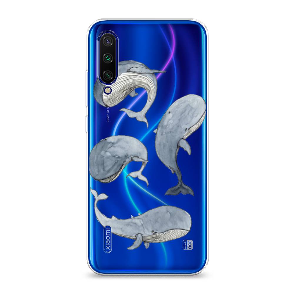 

Чехол Awog на Xiaomi Mi CC9E/Mi A3 "Киты", Разноцветный, 36050-1
