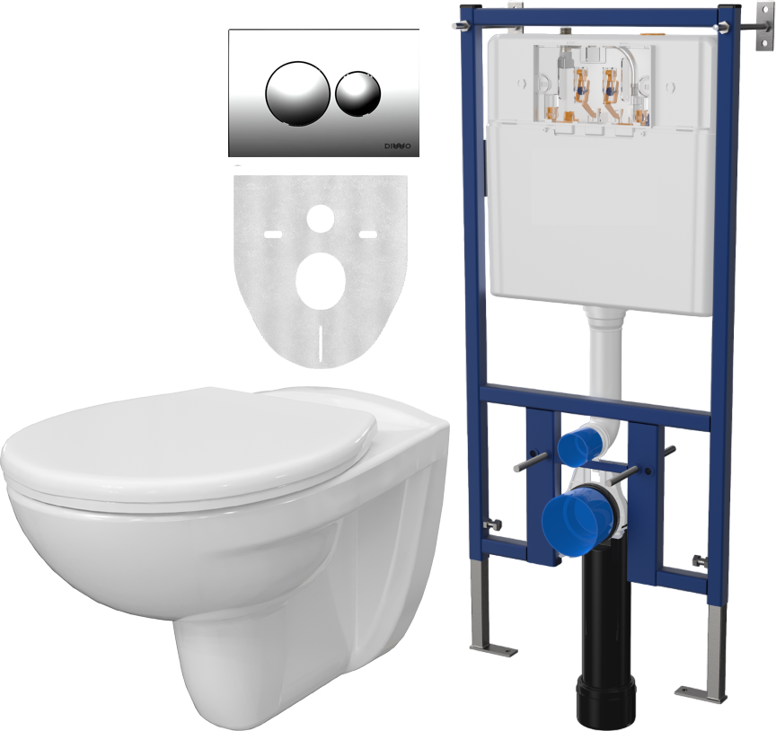 

К-т Чаша DIWO Анапа+Крышка DIWO Анапа 804-003-701+Сист.инст.DIWO 4501+Кн. DIWO 7312 хром, Белый, Анапа кнопка смыва 7311