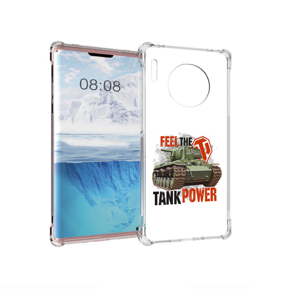 

Чехол MyPads Tocco для Huawei Mate 30 Pro Танк, Прозрачный, Tocco