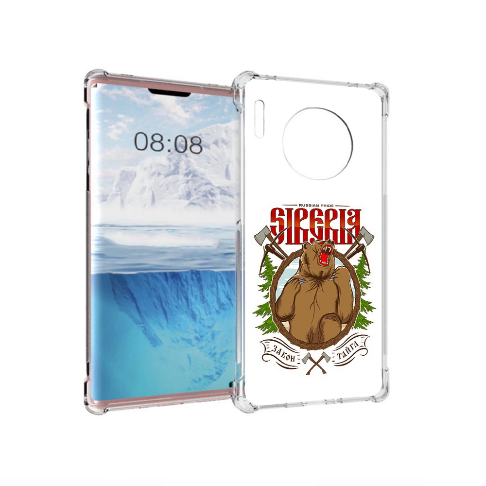 

Чехол MyPads Tocco для Huawei Mate 30 Pro Тайга, Прозрачный, Tocco