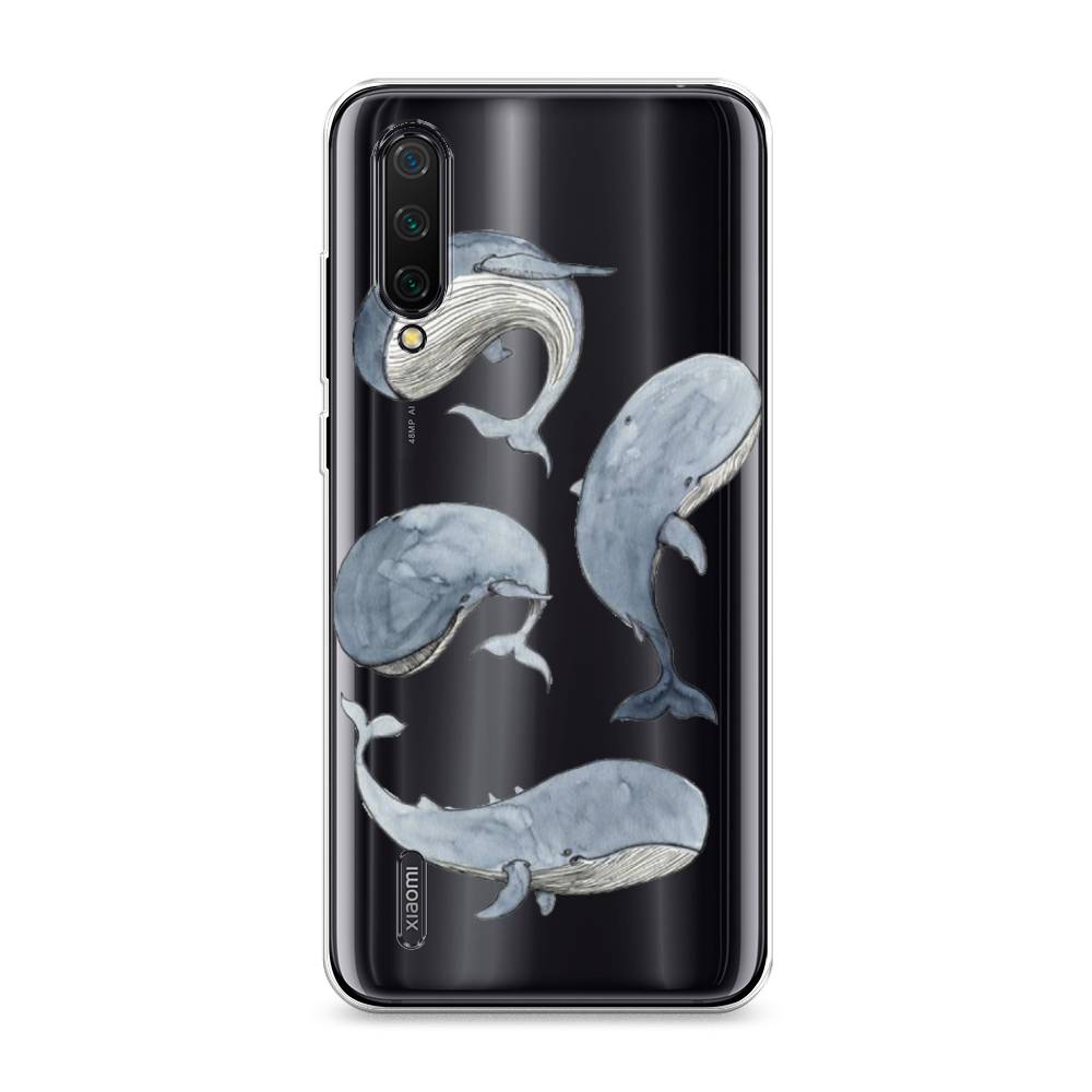

Чехол Awog на Xiaomi Mi 9 Lite/Mi A3 Lite/Mi CC9 "Киты", Разноцветный, 36750-1