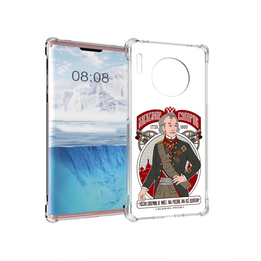 

Чехол MyPads Tocco для Huawei Mate 30 Pro Суворов, Прозрачный, Tocco