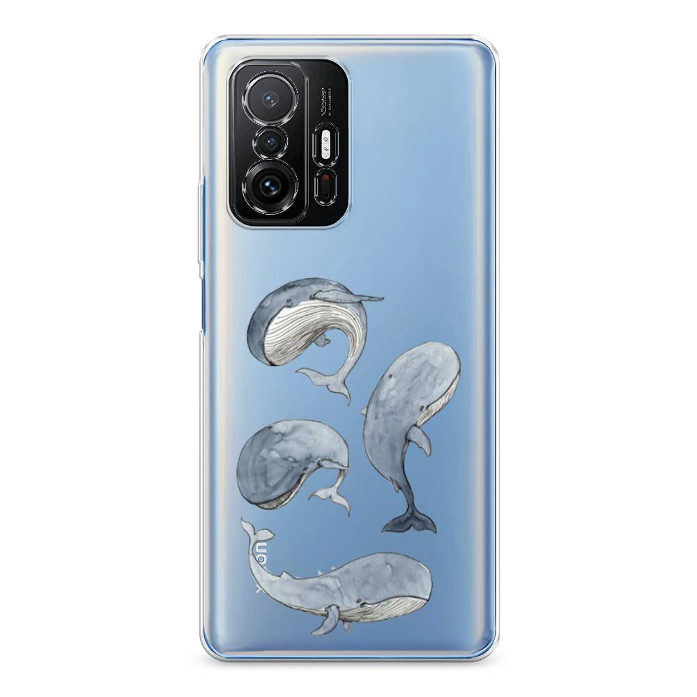 

Чехол Awog на Xiaomi Mi 11T/11T Pro "Киты", Разноцветный, 313750-1