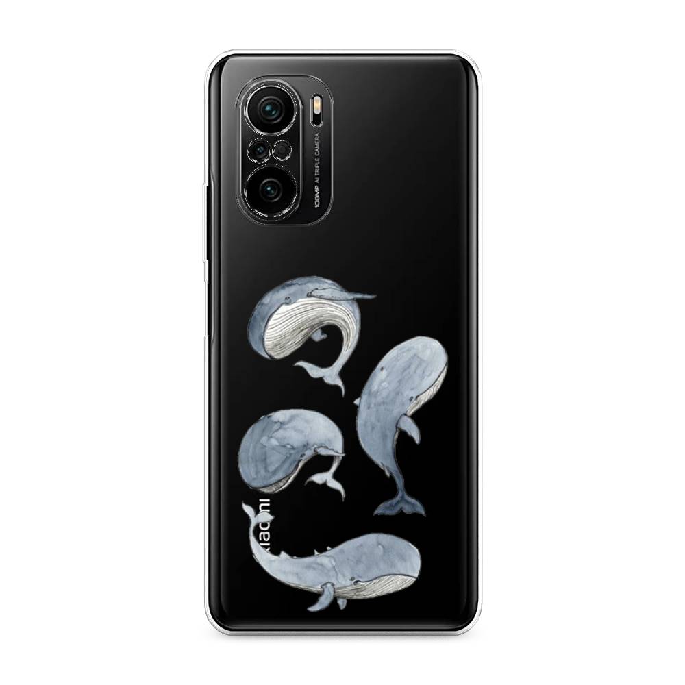 

Чехол Awog на Poco F3/Redmi K40/Mi 11i "Киты", Разноцветный, 312650-1