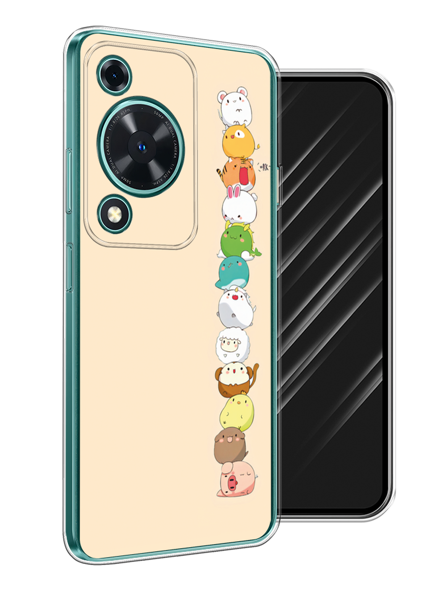 

Чехол Awog на Huawei Nova Y72 "Питомцы Чиби", Желтый, 6123650-1