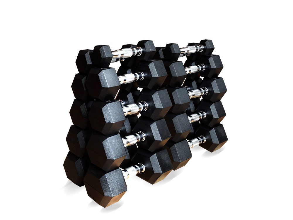 

Гантельный ряд Original FitTools FT-HEX от 1 до 10 кг, 10 пар, FT-HEX