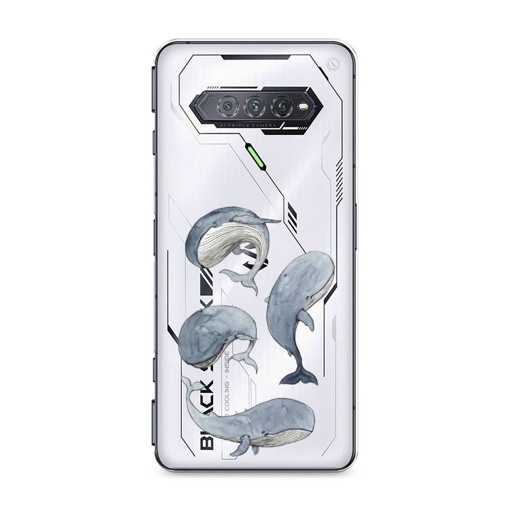 

Чехол Awog на Xiaomi Black Shark 4/4S/4S Pro/4 Pro "Киты", Разноцветный, 311650-1