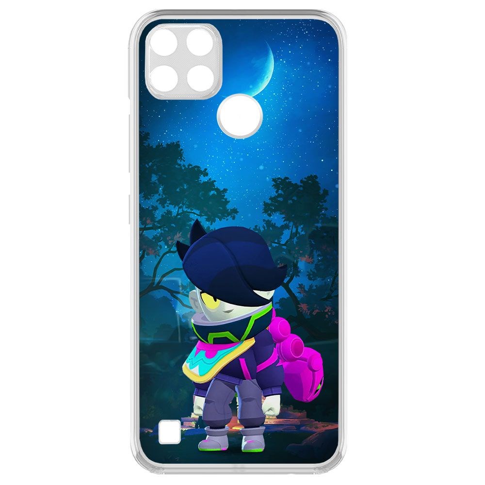 

Чехол-накладка Brawl Stars-Орочи Эдгар для Realme C25Y, Прозрачный