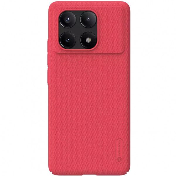 

Матовый чехол Nillkin Super Frosted Shield для Poco X6 Pro 5G, красный, Super Frosted Shield
