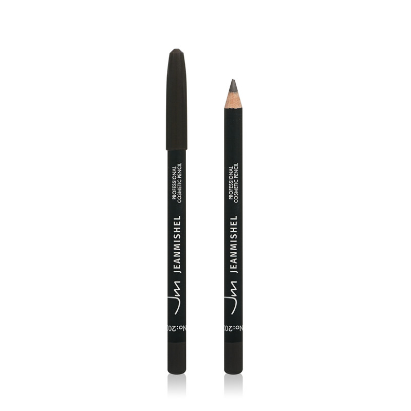 Карандаш для бровей Jeanmishel 203 темно-коричневый 1,14г карандаш для бровей eye brow pencil 6 087 02 2 темно коричневый 1 г