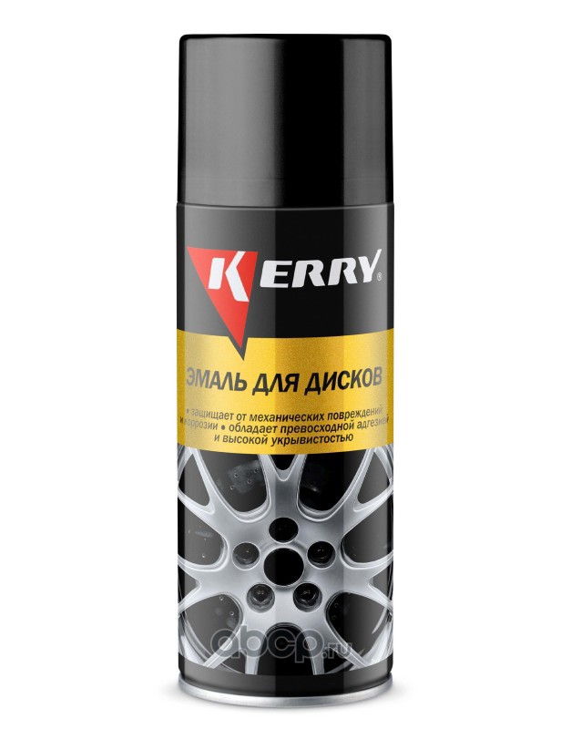 

Эмаль для дисков черная. 520мл KERRY KR9603, Черный