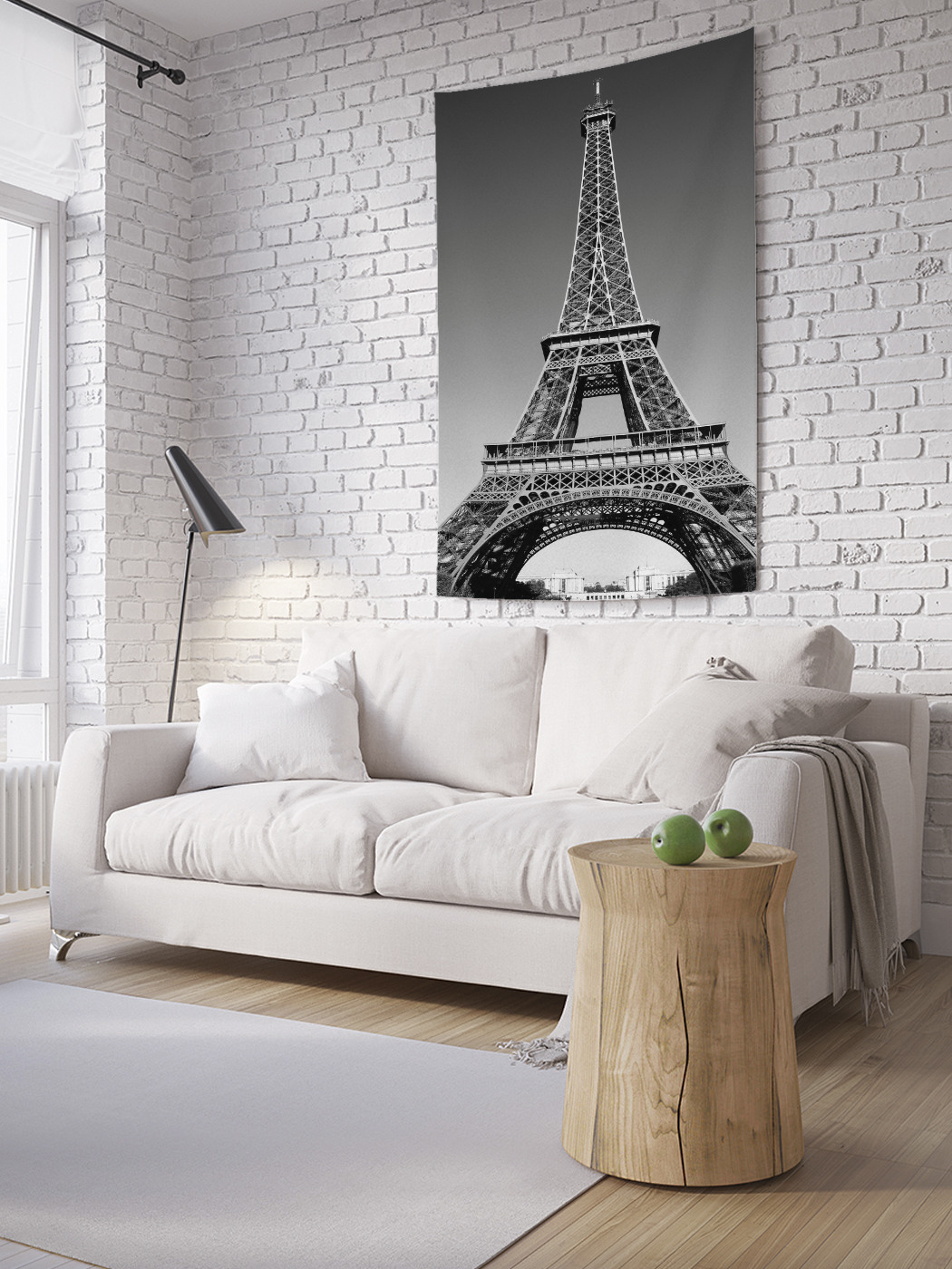 

Вертикальное фотопанно на стену JoyArty Серая Эйфелева башня 150x200 см, Серая Эйфелева башня