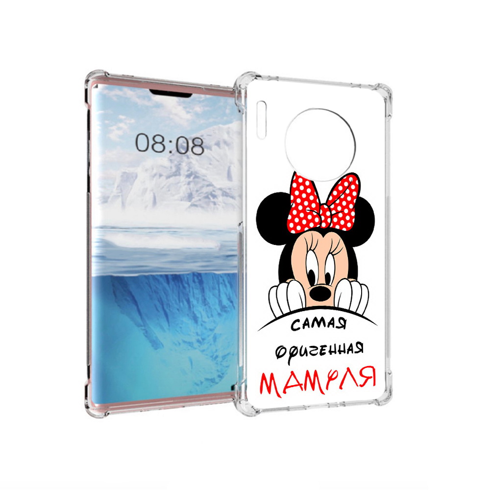 

Чехол MyPads Tocco для Huawei Mate 30 Pro Самая лучшая мамуля Мини Маус, Прозрачный, Tocco