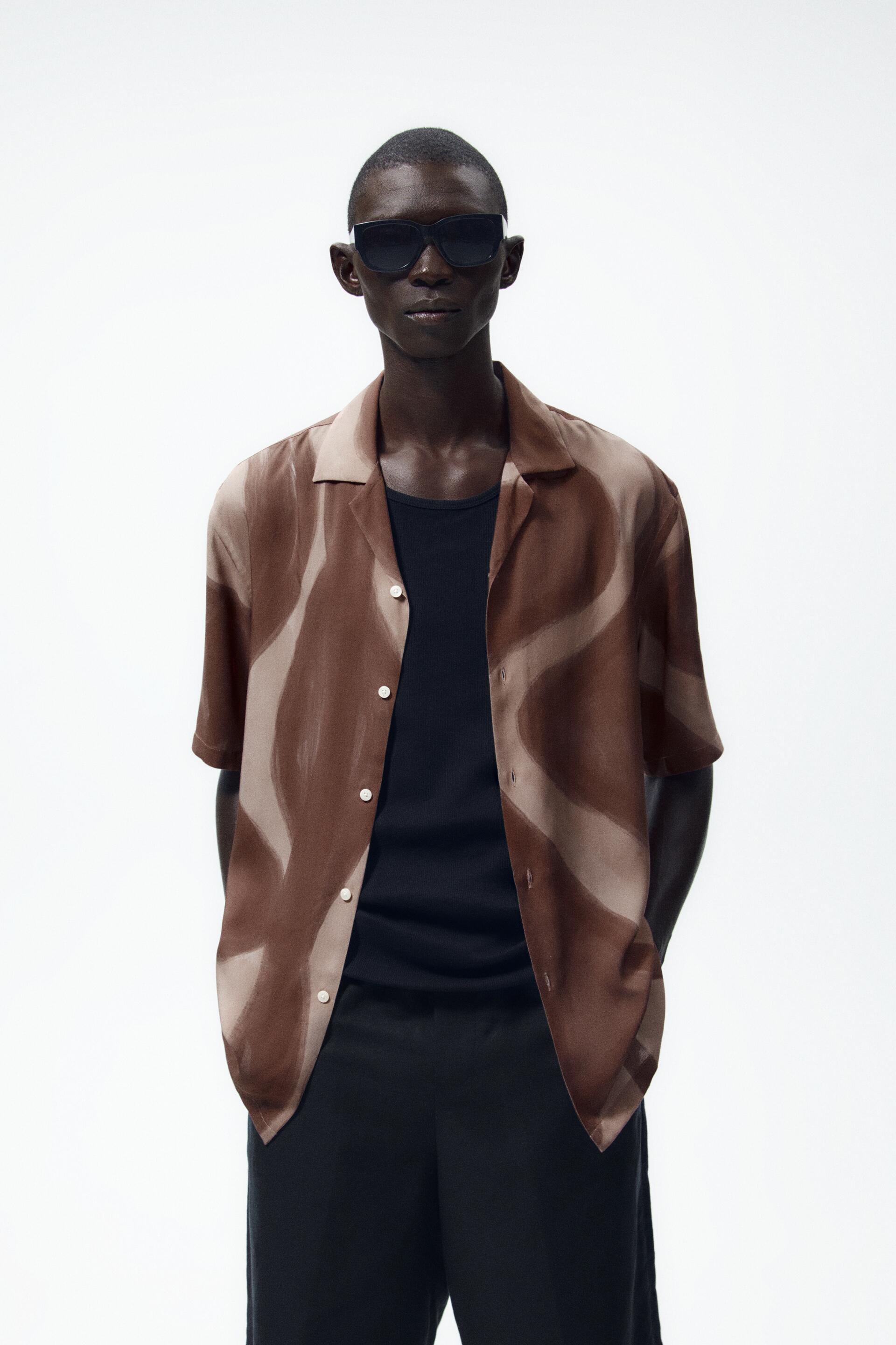 

Рубашка мужская ZARA 05867711 розовая M (доставка из-за рубежа), 05867711
