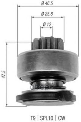 

Бендикс стартера MAGNETI MARELLI 940113020329