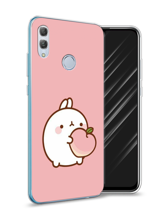 

Чехол Awog на Honor 10 Lite "Кролик с персиком", Розовый;бежевый, 67550-1