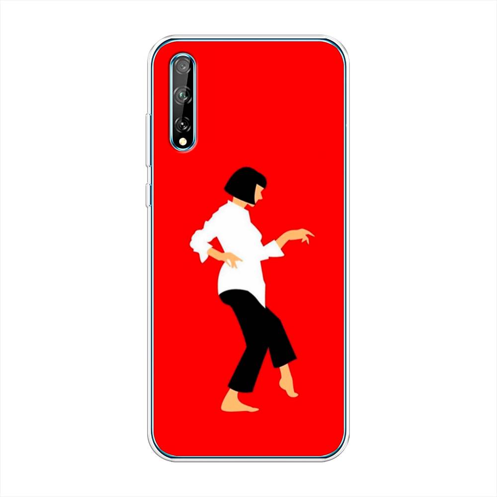 

Чехол Awog на Huawei Y8p "Криминальное чтиво 1", Красный;белый;черный, 6103450-7