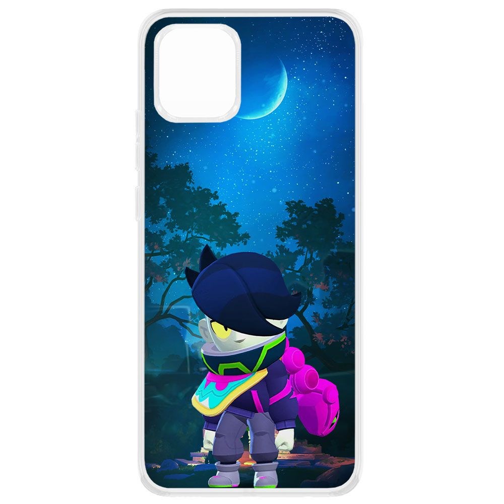 

Чехол-накладка Brawl Stars-Орочи Эдгар для Samsung Galaxy A03 (A035), Прозрачный