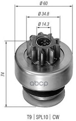 

Бендикс стартера MAGNETI MARELLI 940113020071