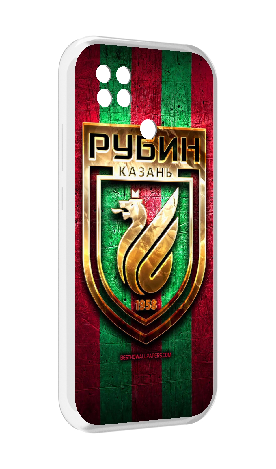 

Чехол MyPads фк рубин казань для Xiaomi Poco C40, Прозрачный, Tocco