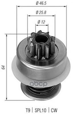 

Бендикс стартера MAGNETI MARELLI 940113020015
