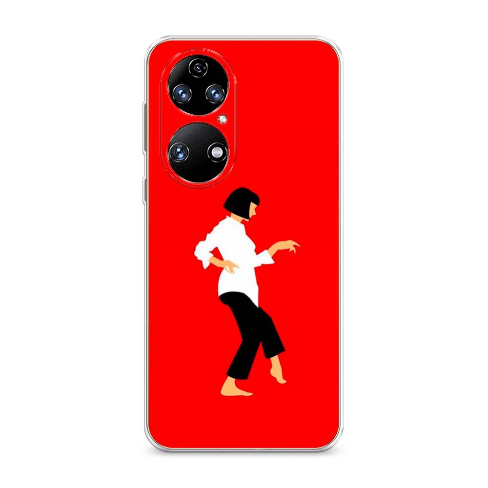 

Чехол Awog на Huawei P50 "Криминальное чтиво 1", Красный;белый;черный, 6104950-7
