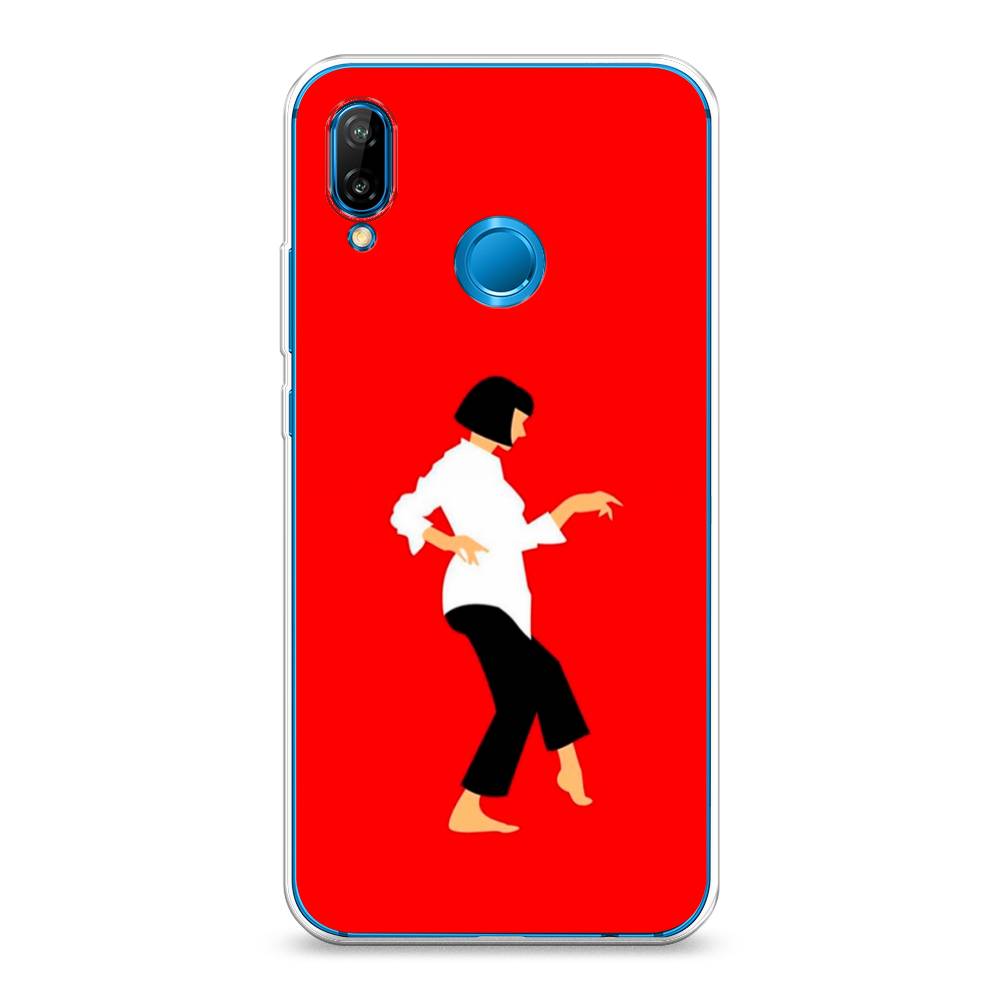 

Чехол Awog на Huawei P20 Lite "Криминальное чтиво 1", Красный;белый;черный, 64450-7