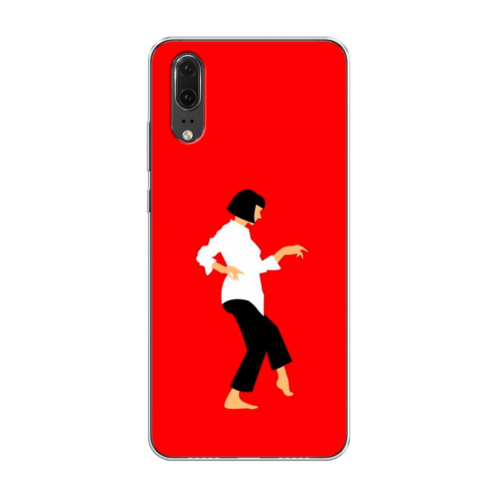 

Чехол Awog на Huawei P20 "Криминальное чтиво 1", Красный;белый;черный, 64350-7