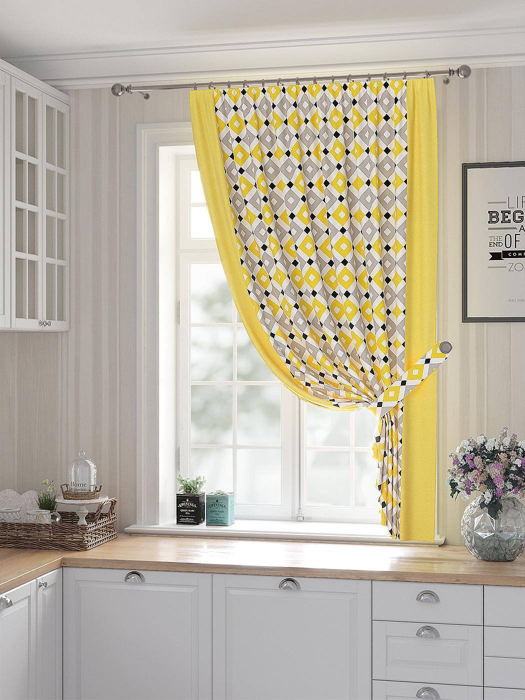 

Комплекты штор AT HOME Лименквир высота 180 см, ширина 150 см, Бежевый, 530426