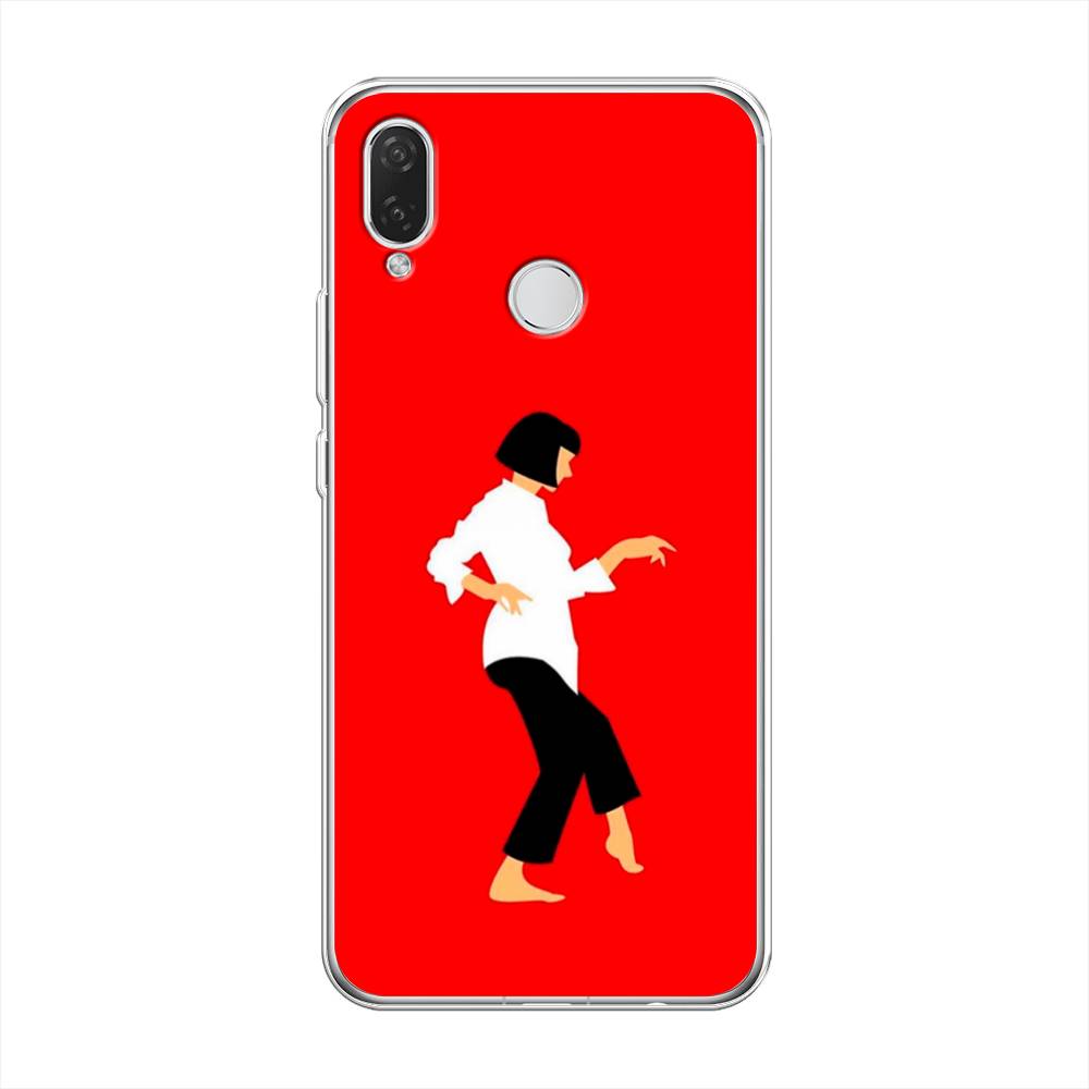 

Чехол Awog на Huawei Nova 3i "Криминальное чтиво 1", Красный;белый;черный, 68350-7