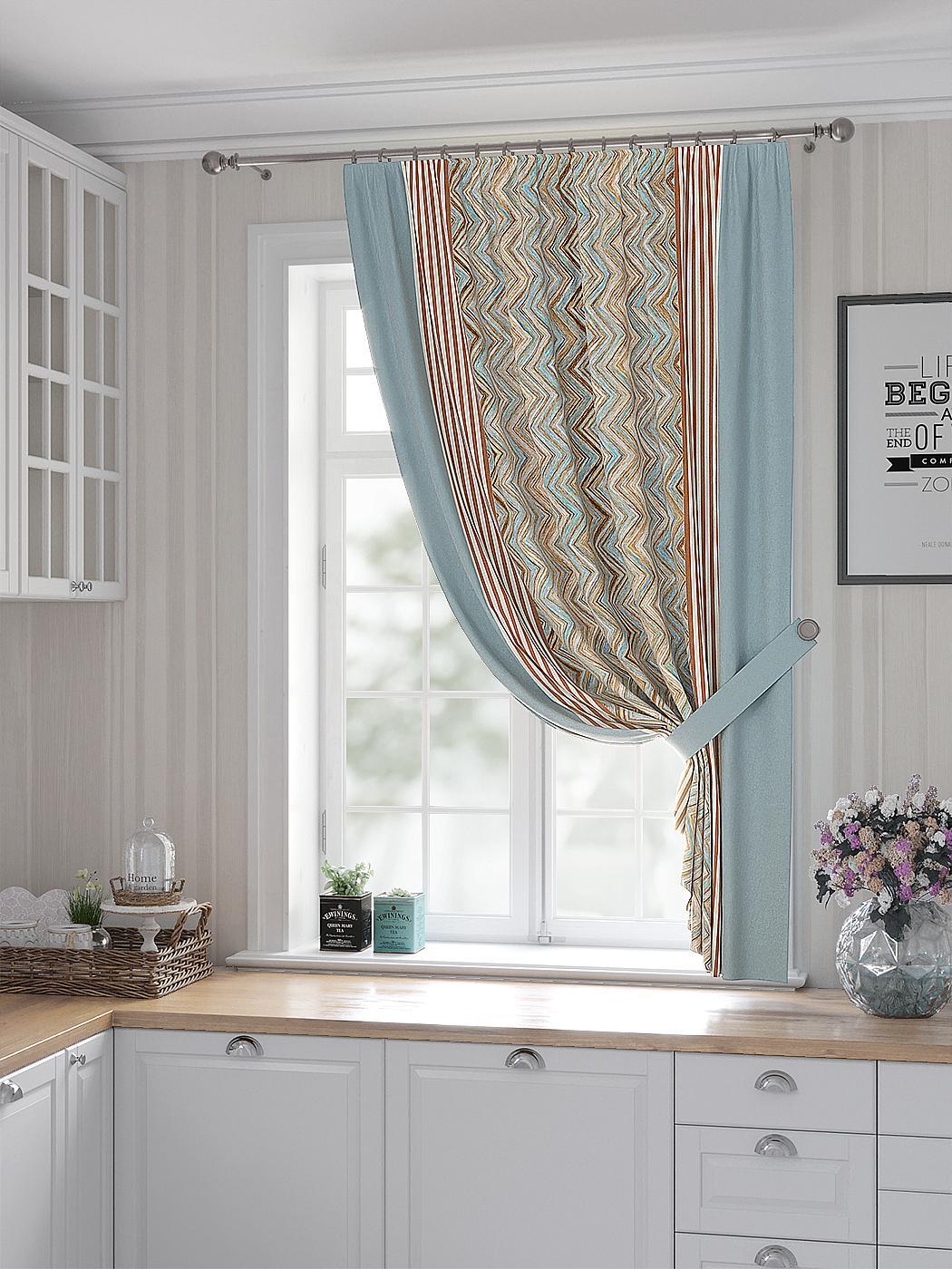 

Комплекты штор AT HOME Митвенрис высота 180 см, ширина 150 см, Бежевый, 530357