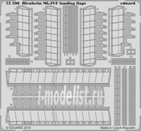 

72598 Eduard 1/72 Фототравление для Blenheim Mk.IVF landing flaps, Однотонный