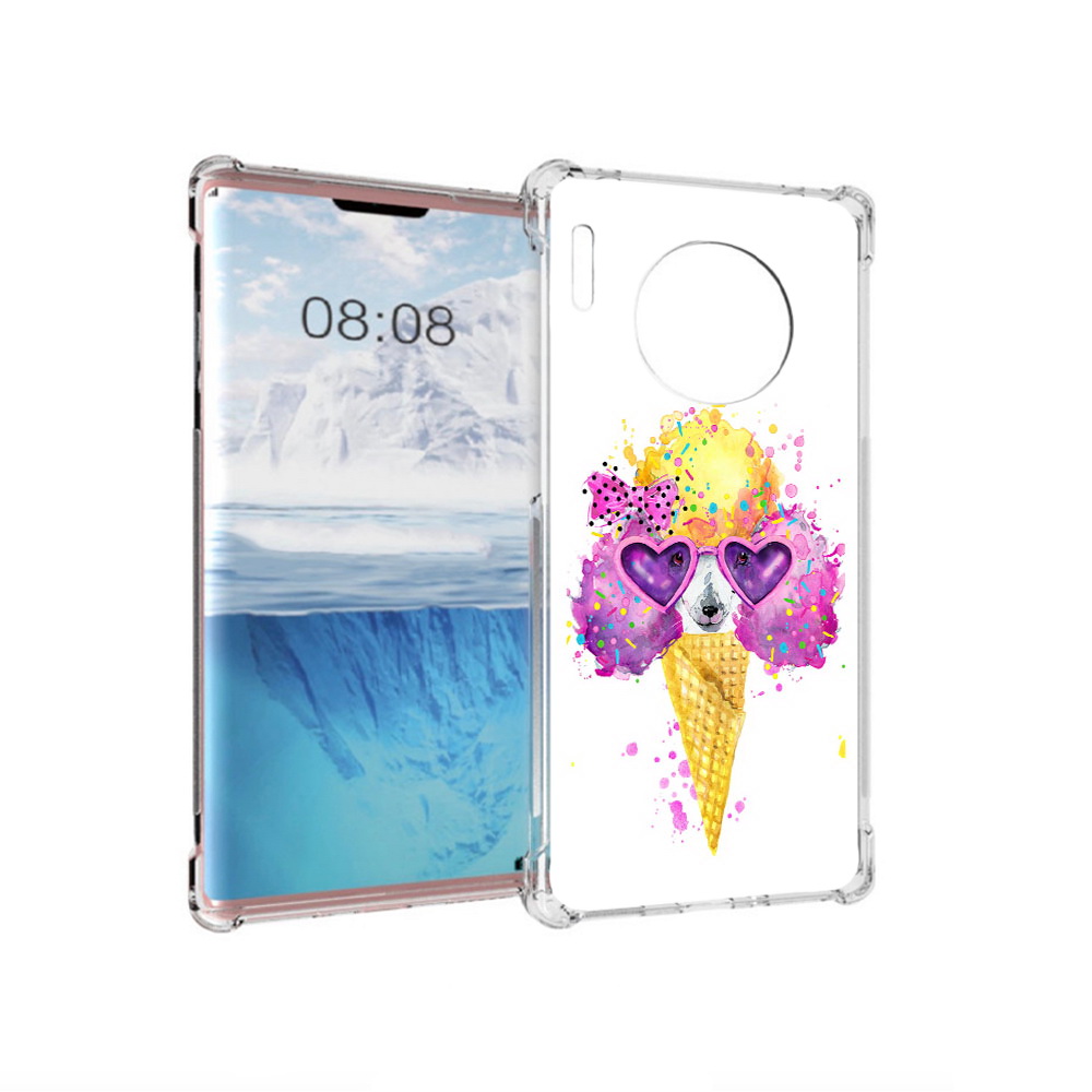 

Чехол MyPads Tocco для Huawei Mate 30 Pro Рожок, Прозрачный, Tocco