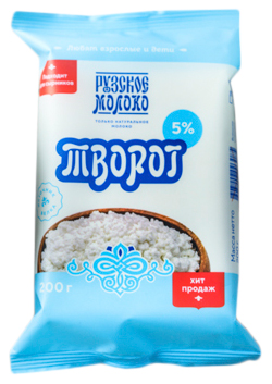 

Творог Рузское Молоко 5% 200 г