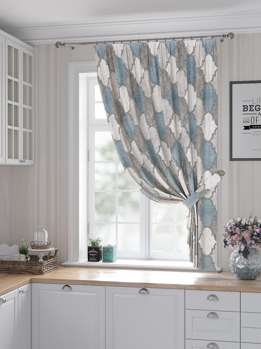 

Комплекты штор AT HOME Нерквинес высота 180 см, ширина 150 см, Бежевый, 530299
