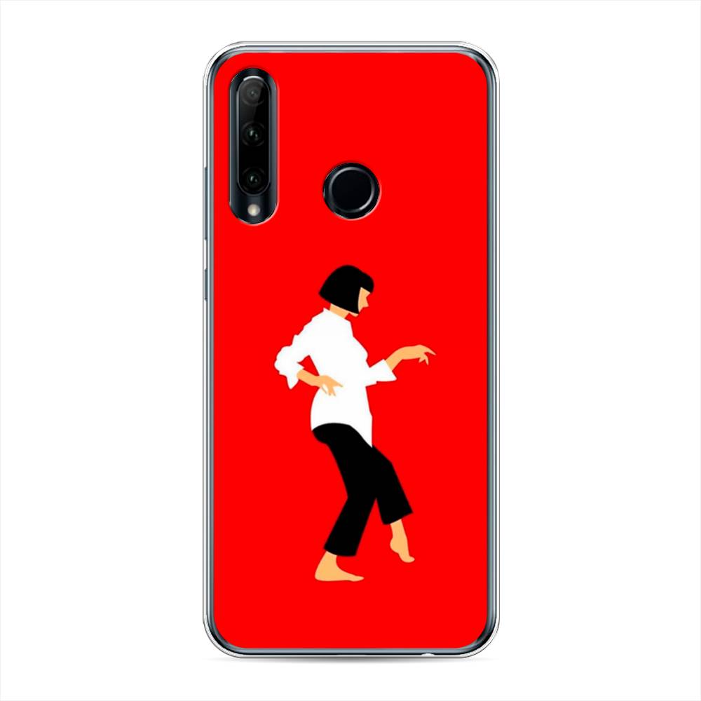 

Чехол Awog на Honor 10i "Криминальное чтиво 1", Красный;белый;черный, 68850-7