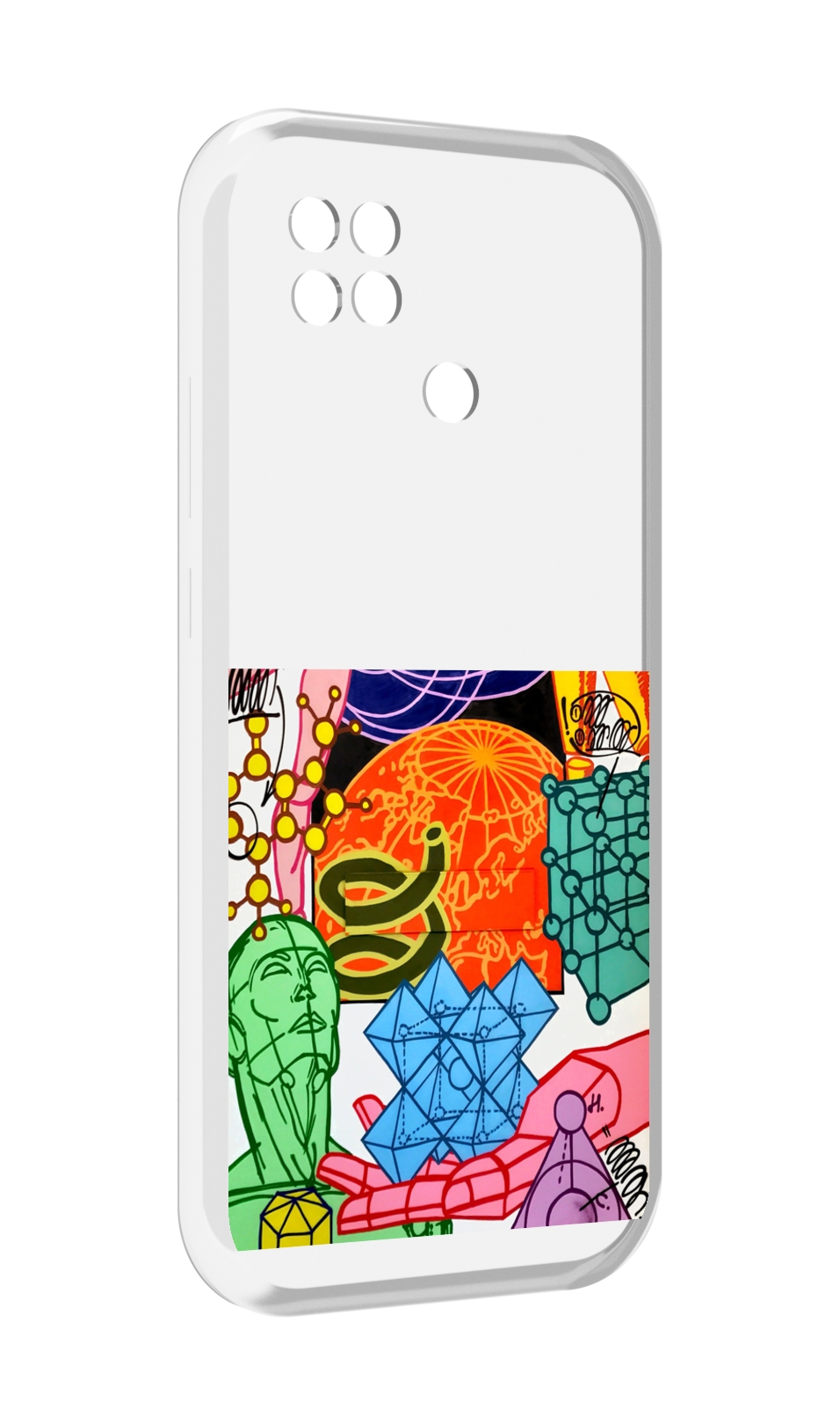 

Чехол MyPads физика-химия для Xiaomi Poco C40, Прозрачный, Tocco