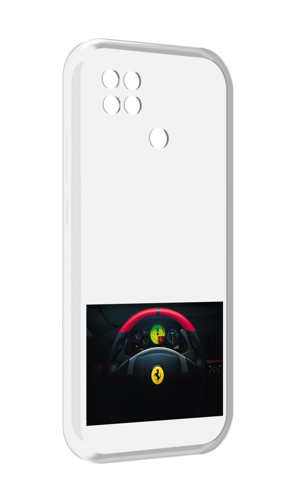

Чехол Mypads Ferrari 2 Для Poco C40, Прозрачный, Tocco