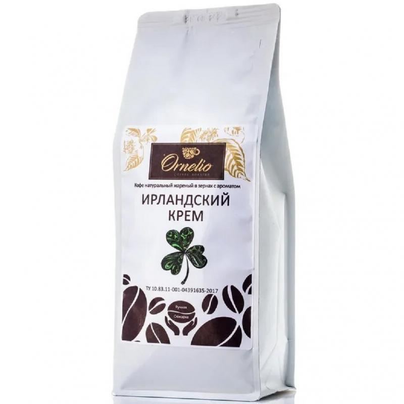 

Кофе жареный в зернах Ornelio арабика с ароматом ирландский крем 500 г