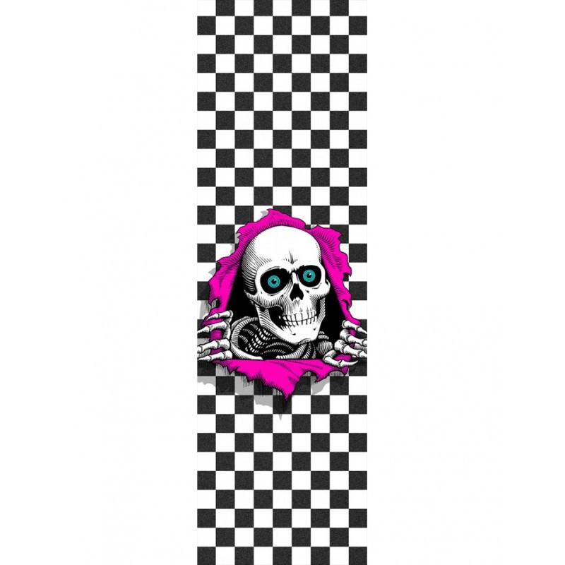 

Шкурка для скейтборда POWELL PERALTA Ripper Checker White O/S 2022