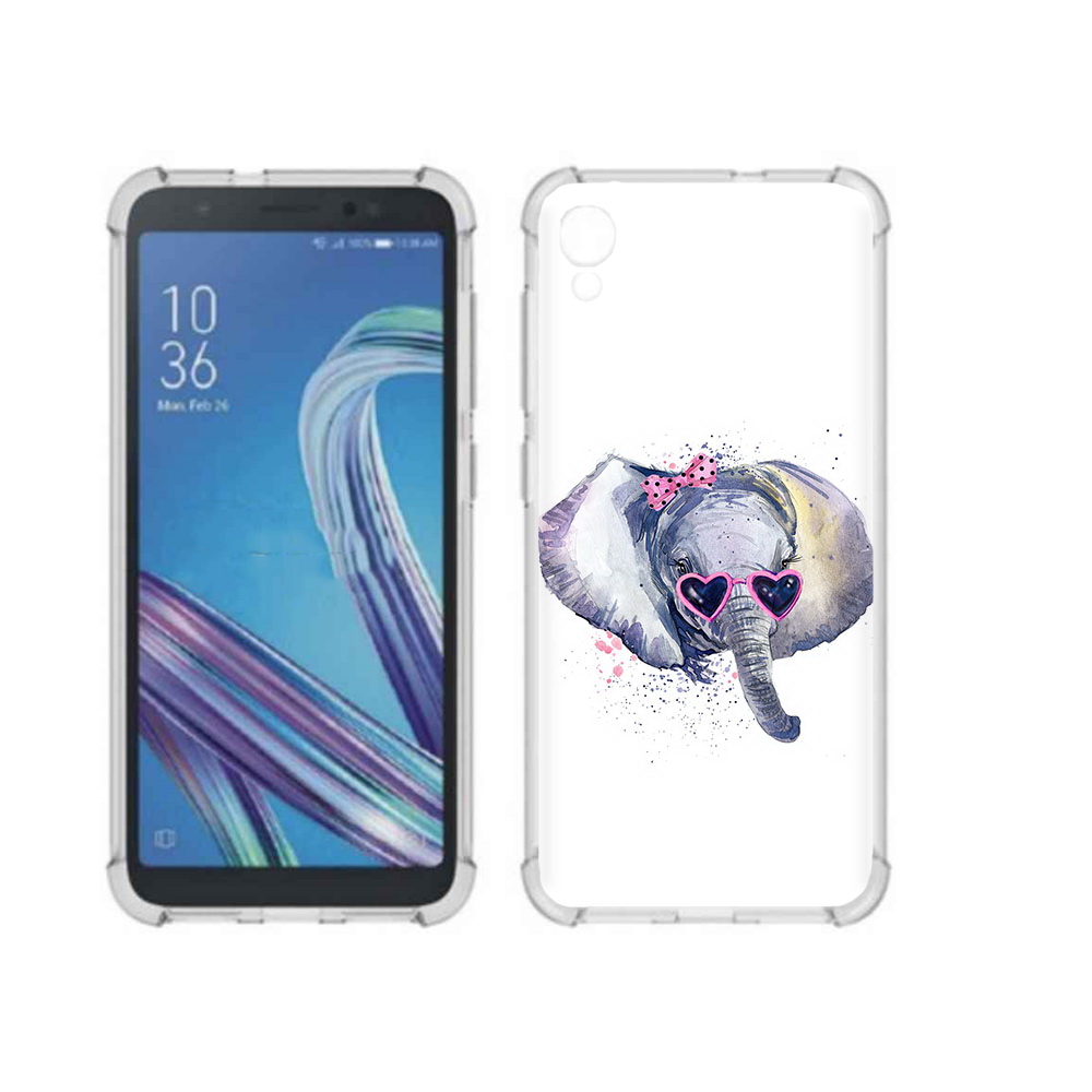 Чехол MyPads Tocco для Asus ZenFone Live L1 (G552KL) слоник в очках (PT113202.648.608)