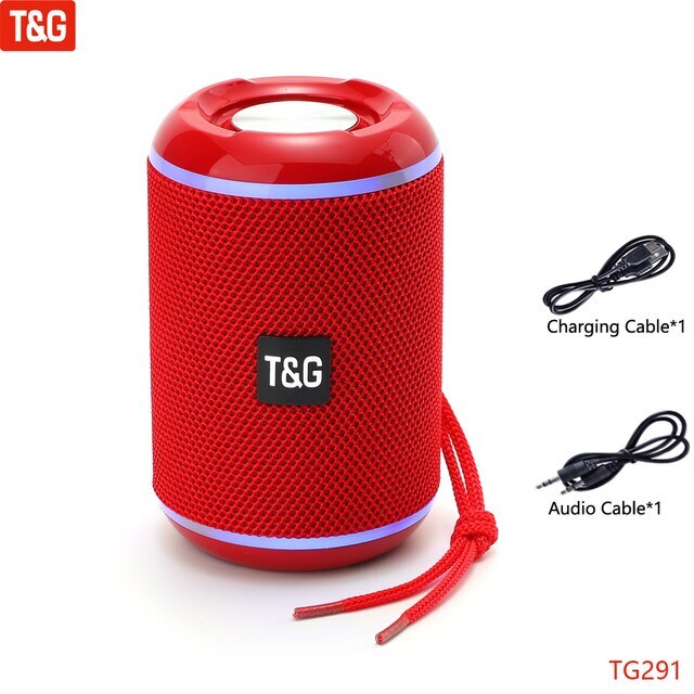 Портативная колонка T&G TG-291 Red