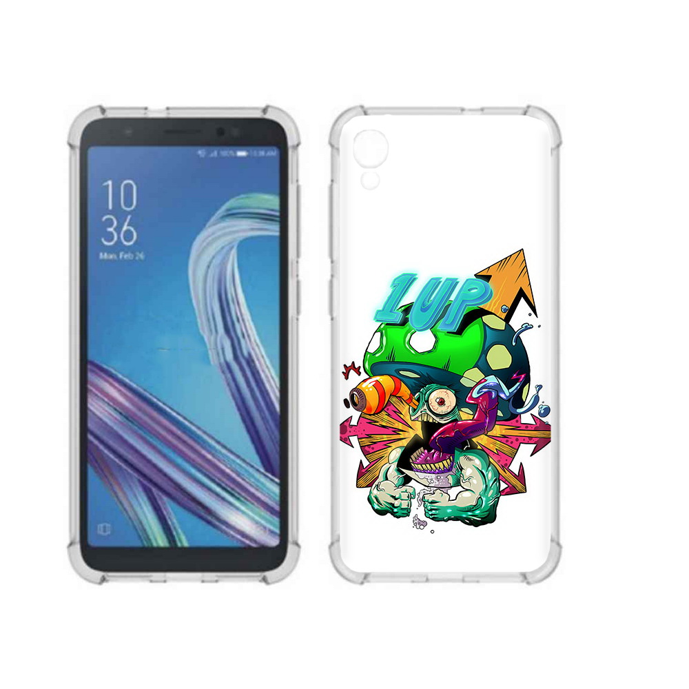 

Чехол MyPads Tocco для Asus ZenFone Live L1 (G552KL) сильный гриб абстракция, Прозрачный, Tocco