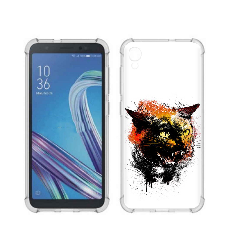 

Чехол MyPads Tocco для Asus ZenFone Live L1 (G552KL) сиамский кот (PT113202.648.598), Прозрачный, Tocco