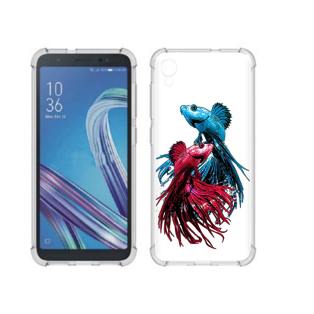 Чехол MyPads Tocco для Asus ZenFone Live L1 (G552KL) рыбы петушки (PT113202.648.592)